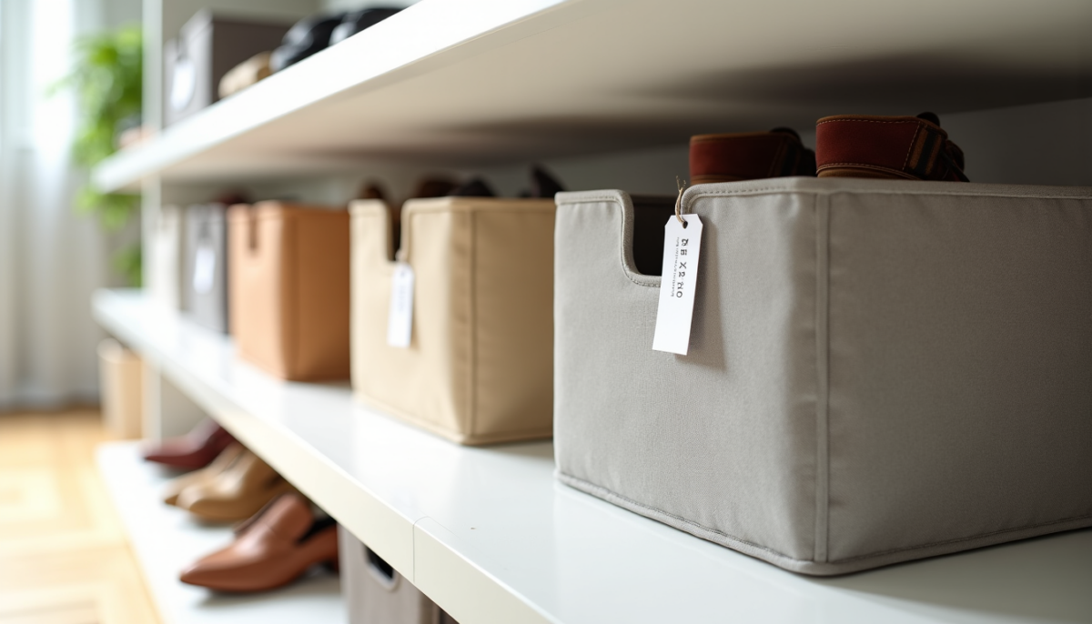 Budget rangement chaussures : prix des boîtes par matériau